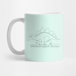 Emotional Support Dinosaur Mug